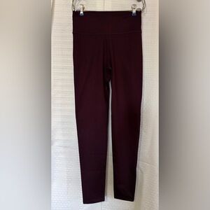 Fabletics High-waisted Define Powerhold Leggings in Deep Burgundy